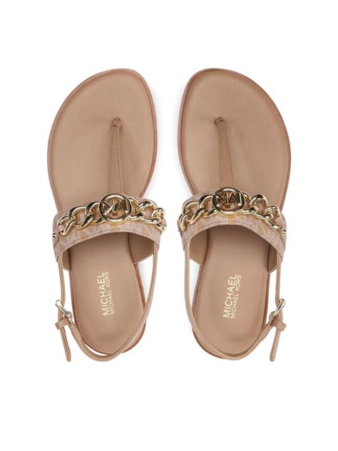 michael kors roxanne thong|Michael Kors Roxane Thong Sandals .